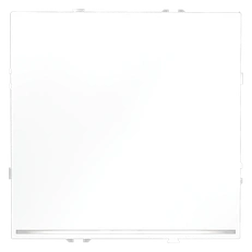 Изображение Проходной переключатель встраиваемый VOLTUM S70 одноклавишный с подсветкой 10А (белый матовый)